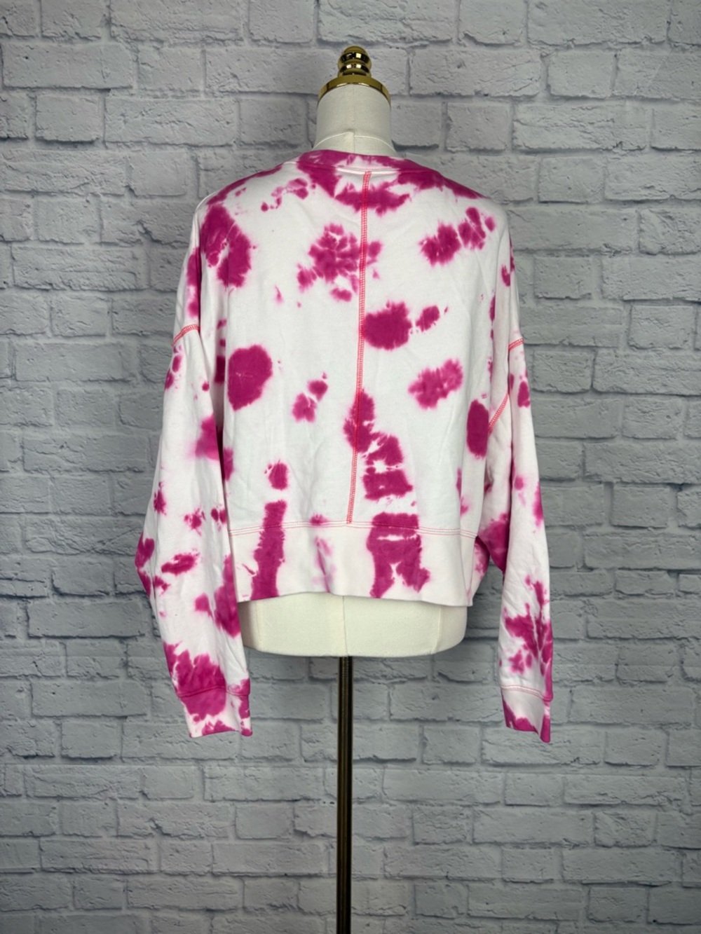 NWT Nike Women's Tie Dye Crew Sweat shirt size S - Picture 7 of 10